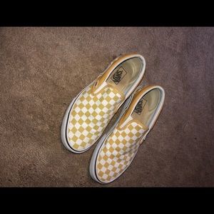 Checkered vans!